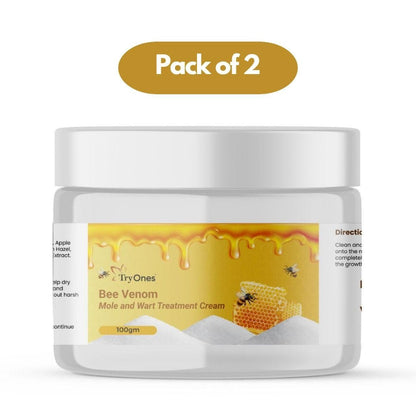 Bee Venom Mole and Wart Treatment Cream 200 gm Pack of 2 - shops-home.com